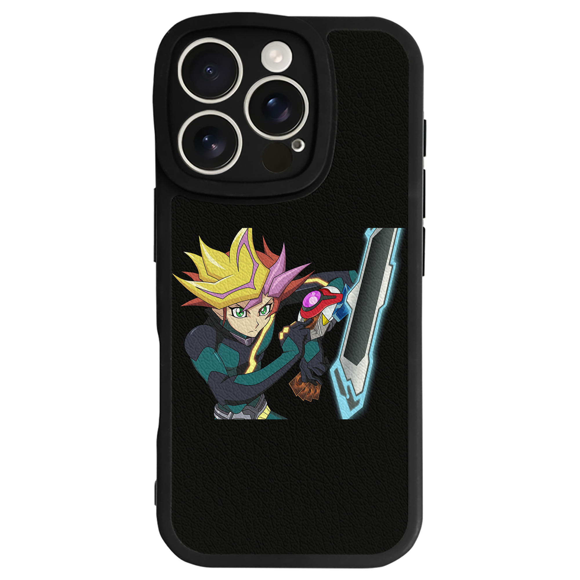 遊☆戯☆王 Yu-Gi-Oh! 【iPhone 16シリーズ対応】シリコンスマホケース（レザー調） 材質：シリコン